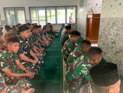Jelang Peringatan Hari Dharma Samudera, Prajurit Lanal Dabo Singkep Laksanakan Doa Bersama