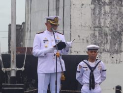 Danlanal Dabo Singkep Pimpin Upacara Peringatan Hari Dharma Samudera Tahun 2024