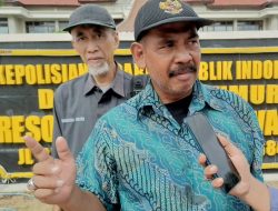 H. KGS Mohammad As’ad Muzaki, memenuhi panggilan Polresta atas laporannya perkara hutan lindung