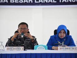 Komandan Lantamal ITatap Muka Berikan Motivasi Kepada Prajurit Lanal Tanjung Balai Asahan