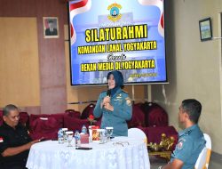 Lanal Yogyakarta Gelar Silaturahmi dengan Rekan Media