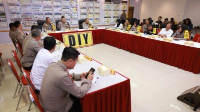 Mabes Polri dan Polda DIY Turunkan Pejabat Utamanya Sebagai Perwira Pengamat Wilayah