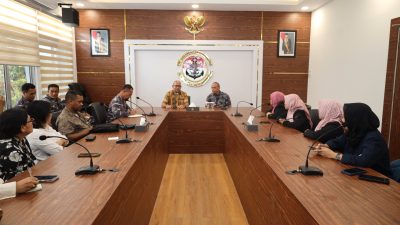 Danlantamal IV Terima Kunjungan Kerja Ketua Jaringan Safe Migrant Peduli Perempuan dan Anak