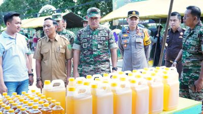 Bantu Penuhi Kebutuhan Masyarakat, Kodim 0906/Kutai Kartanegara Gelar Bazar TNI