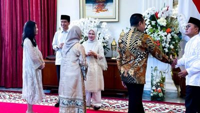 Hadiri Open House Presiden Jokowi di Istana Negara, Ketua MPR RI Bamsoet Ajak Jadikan Momen Idul Fitri Perekat Silaturahmi Kebangsaan