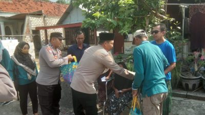 Polsek Cerme Bagikan Bantuan Sosial dan Santunan dalam Rangka Hari Bhayangkara Ke-78